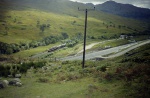 Railway and new road in Glen Falloch