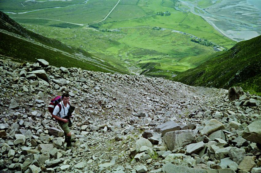 1992-06-19d.jpg - Adam on the ascent