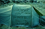Tent message