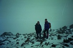 Nicky and Simon at the top of Esk Pike