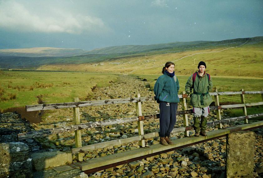 1994-02-13b.jpg - Ruth and Andy in Kingsdale