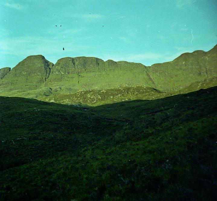 1994-07-02a.jpg - Morning light on the north side of Suilven