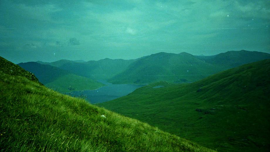 1994-07-30b.jpg - Glen Quoich from Sgurr an Fhuarain