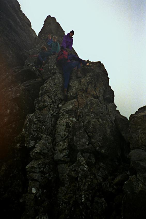 1996-09-15c.jpg - West ridge of Sgurr nan Gillean