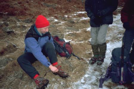 1997-01-04a.jpg - JC and his crampons