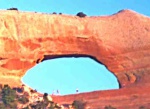 Wilson Arch - detail to show scale