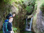 Dungeon Ghyll - the first cascade