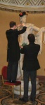 Dressing the statue
