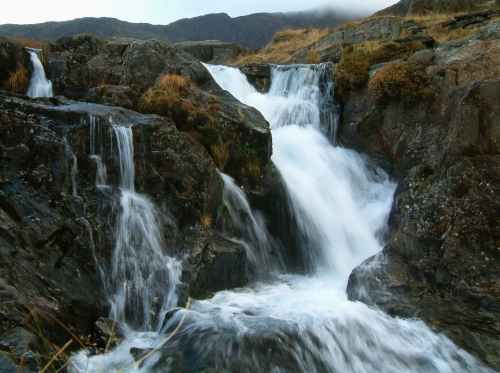 20031116-142824.jpg - Waterfall in Cwm Llan