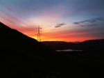 Sunrise from the Cruachan dam