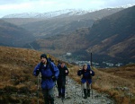 Heading up out of Kinlochleven