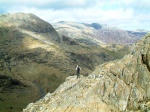 Richard on the ascent of Lliwedd