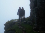 Becky and Dave on Liathach
