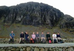 Group photo with Pavey Ark