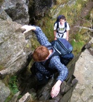 James and Jack on the scramble