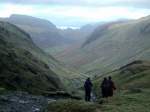 Descending by Grains Gill as the view opens up