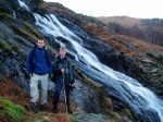 Jack and Will by the waterfall