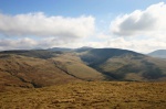 Caw Fell and the south Ennerdale ridge from Lank Rigg