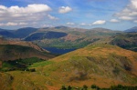 Hallin Fell and view across Ullswater to the Dodds