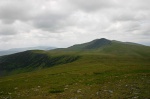 The broad summit ridge of Bowscale Fell