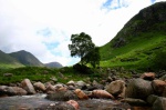 The river at the foot of Aonach Mor