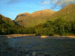 West face of Aonach Dubh from the campsite