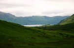 Strath Croe, looking down to Morvich causeway, Loch Duich and Ratagan