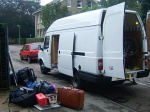 Packing the van