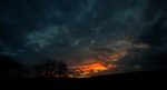 Sunset near Hathersage