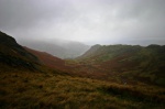 Looking down towards Grasmere and Helm Crag