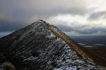 Summit ridge of Clach Leathad
