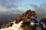 Stob Ghabhar's summit cairn