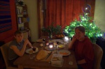Lottie and Peter - candlelit dinner
