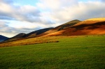 Evening sunlight on the slopes of Skiddaw