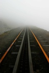Rails into the mist