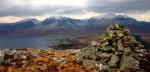 Kishorn and the Applecross mountains from the summit