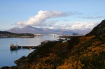 Postcard view of the Skye Bridge