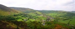 The village of Stiperstones nestles below the hill