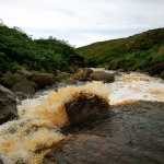 Downstream water (fast shutter)