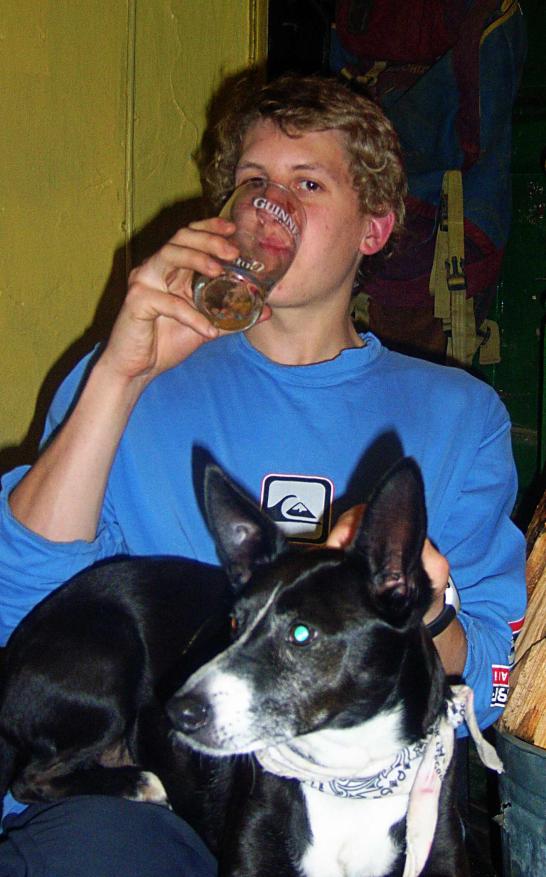 20061007-215044.jpg - George and dog