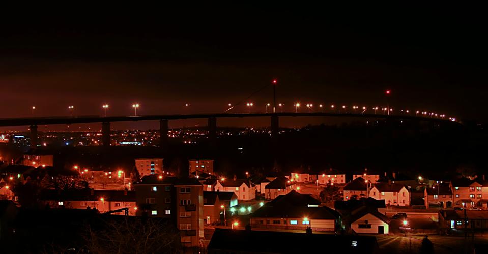 20070203-194614.jpg - Erskine Bridge at night