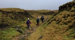 Heading up Hern Clough