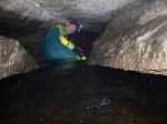 Chris in Borrins Moor Cave