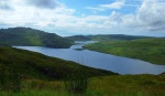 Loch Diabaigeas Airde and Loch a' Mhullaich from the road