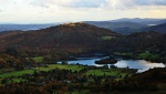 Loughrigg catches a patch of sunlight