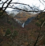 First glimpse of Steall falls