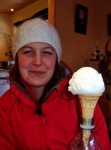 Becky and her ice-cream