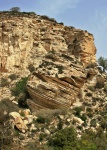 Precarious-looking rock