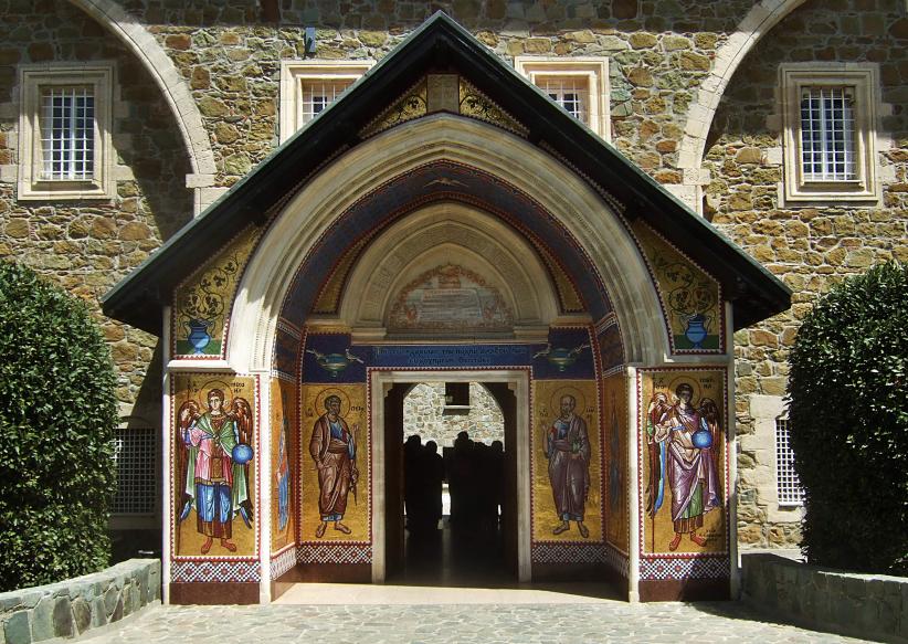 20080411-121438.jpg - The entrance to Kykkou Monastery