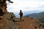 On the exposed mule-track down from Troodos